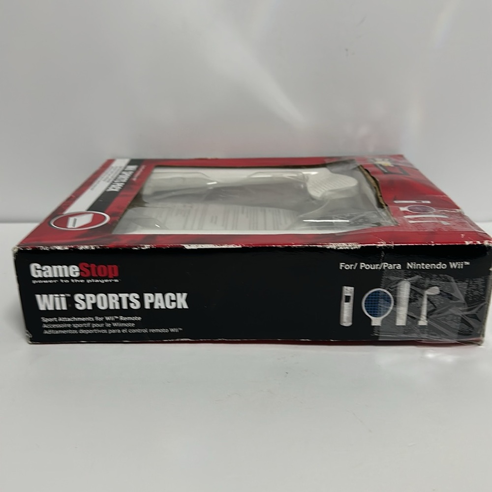 GameStop WII Sports Pack Sports Attachments for WII Remote - No Tennis Racket